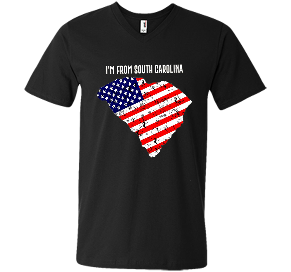 Proud of South Carolina USA flag Independence day Tshirt