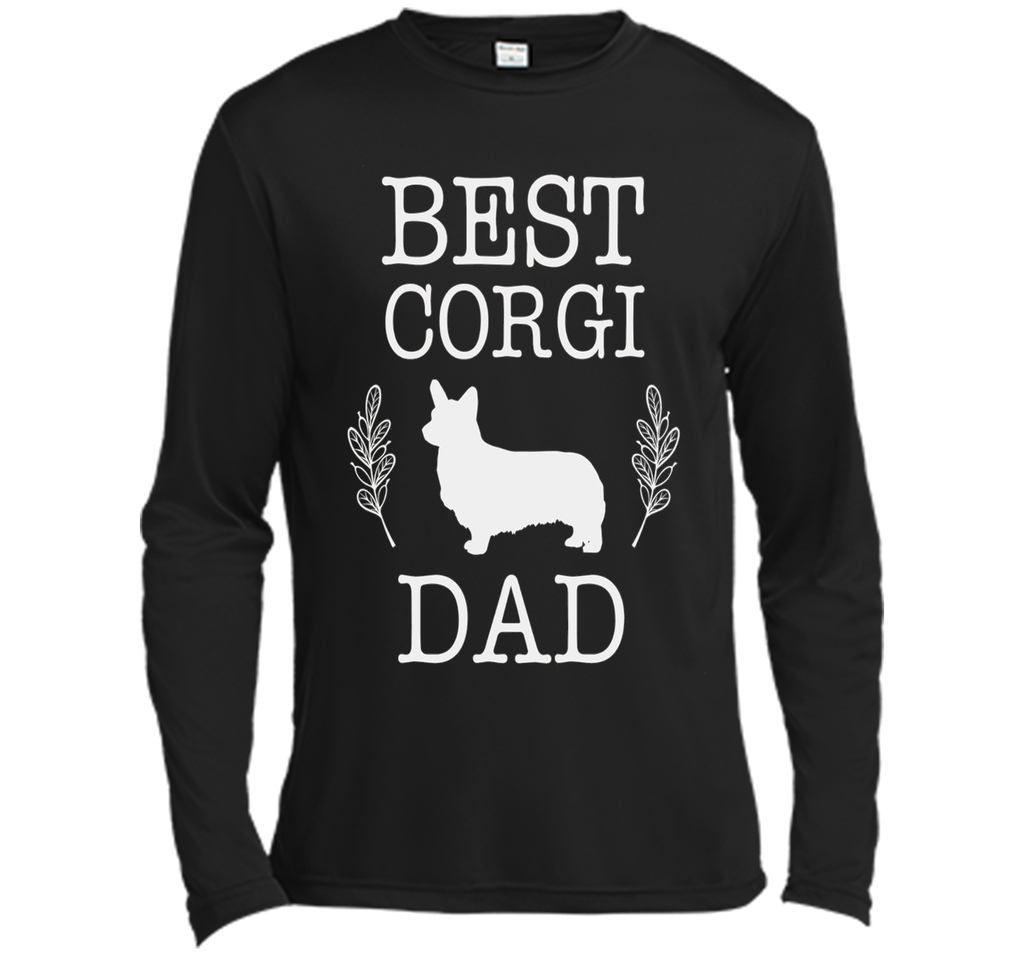 Best Corgi Dad Shirt Funny Father's Day Gift Dog Lover Corgi