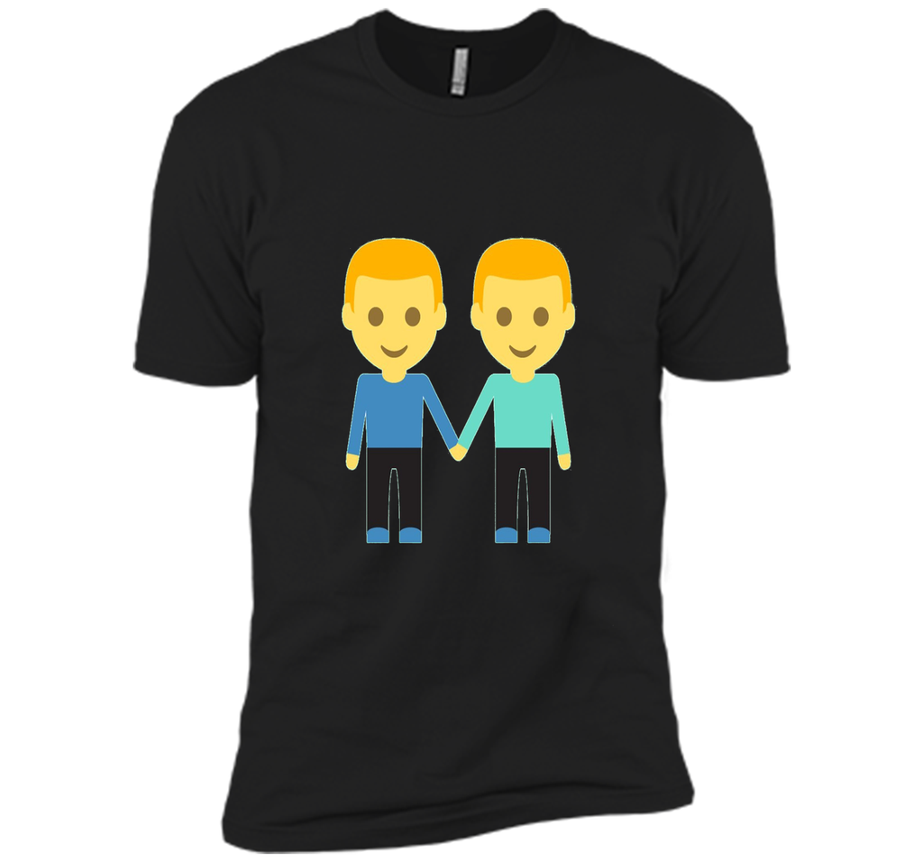 Gay Pride Emoji Mens T-Shirt Homosexual LGBT Transgender