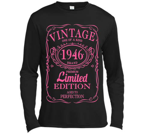 70th Birthday Gift Vintage 1946 Limited Edition T-Shirt Pink