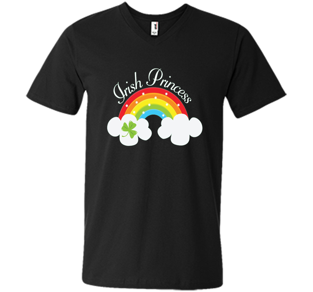 Irish Princess St Patricks Day Rainbow Shamrock T-shirt