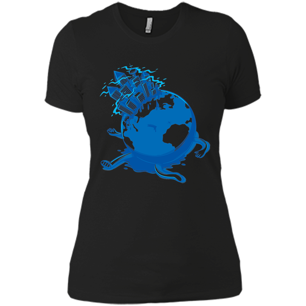 Dying planet-Cartoon graphic T-Shirt