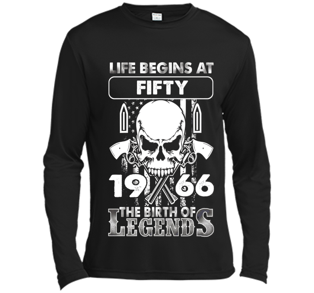 Life Begins At Fifty 1966 The Birth Of Legends - Gun TShirt