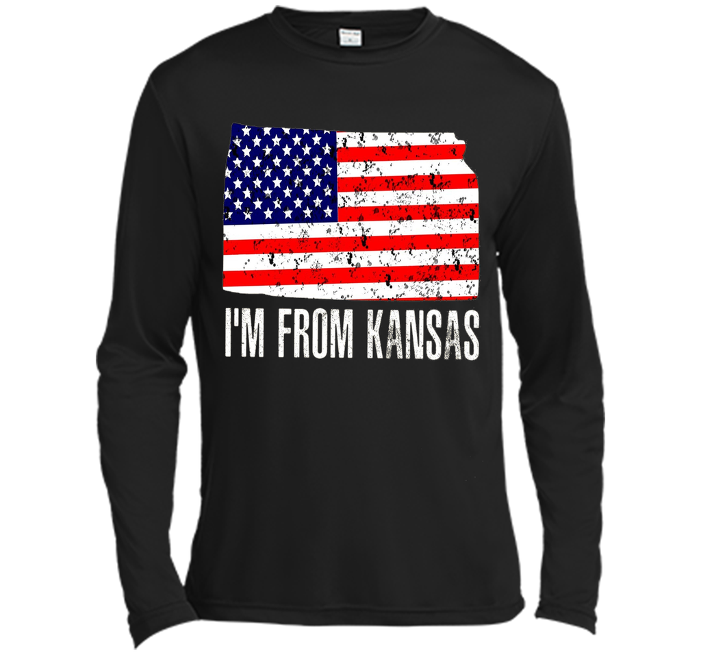 Proud of Kansa-US flag Independence day Tshirt