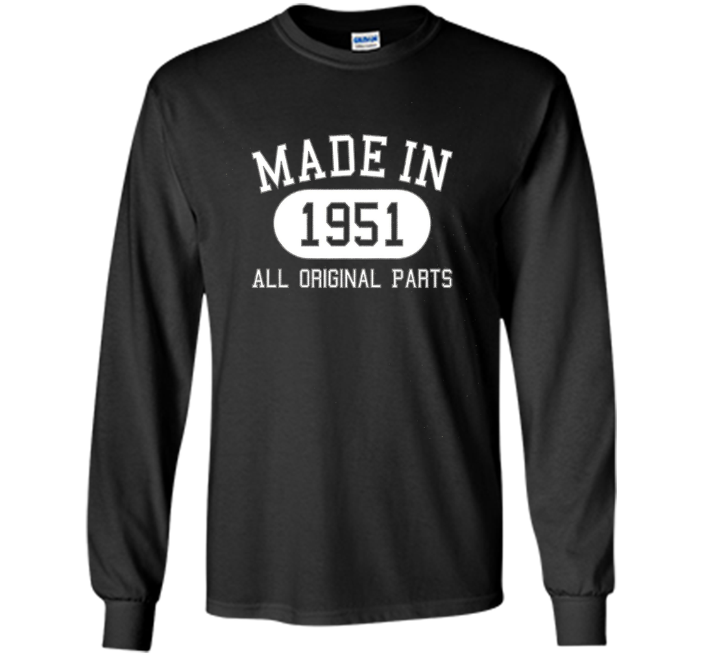 65th Birthday Gift Tee Shirt Made In 1951 (Fitted)