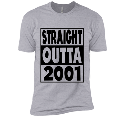 16th Birthday Gift T-Shirt Straight Outta 2001 White