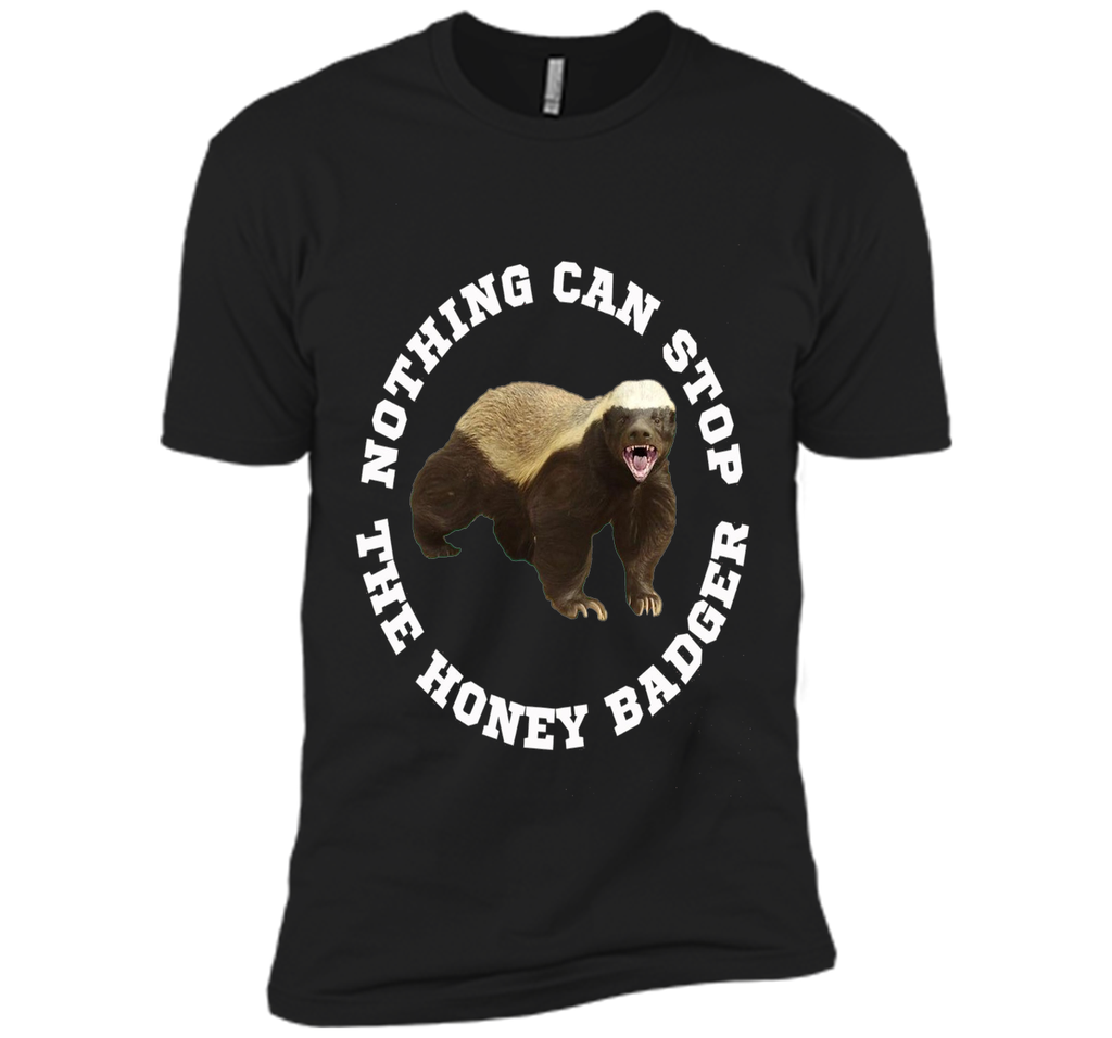 Funny Honey Badger T-shirt Crazy Nasty Badger Fun Tee