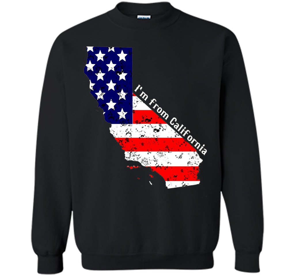Proud of California USA flag Independence day Tshirt