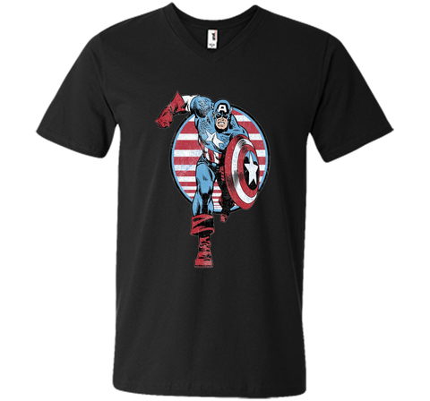 Captain America Charge Graphic T-Shirt
