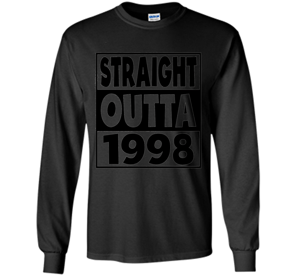 19th Birthday Gift T-Shirt Straight Outta 1998 White