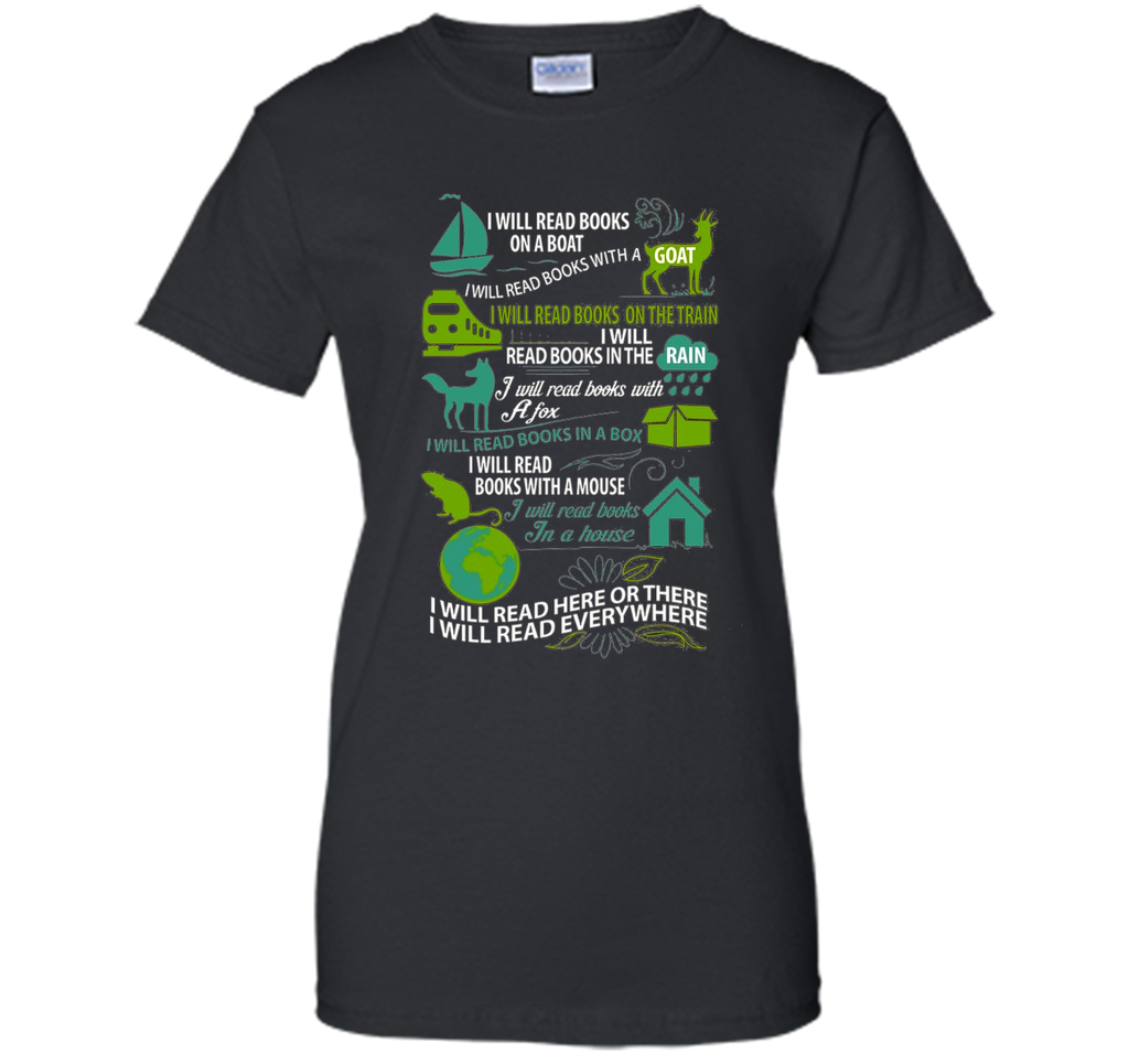 Read Books Shirt - I Will Read Books On A Boat, I Will ...