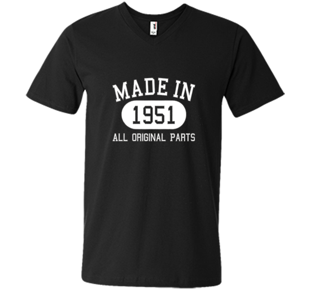 65th Birthday Gift Tee Shirt Made In 1951 (Fitted)