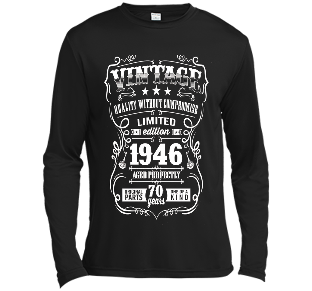 Vintage 1946 birthday shirt. 70th birthday shirts 1946