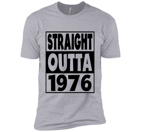 41st Birthday Gift T-Shirt Straight Outta 1976 White