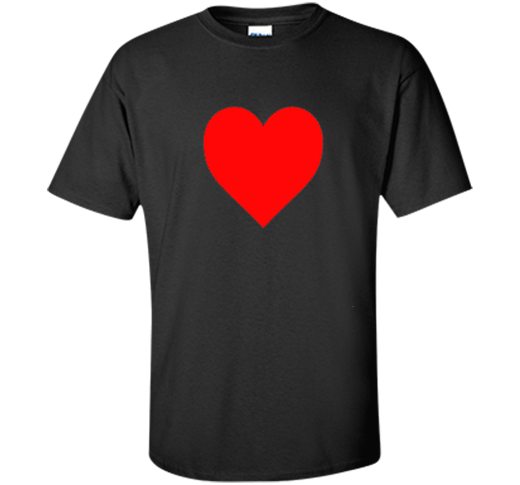 I Love You Red Heart T-Shirt