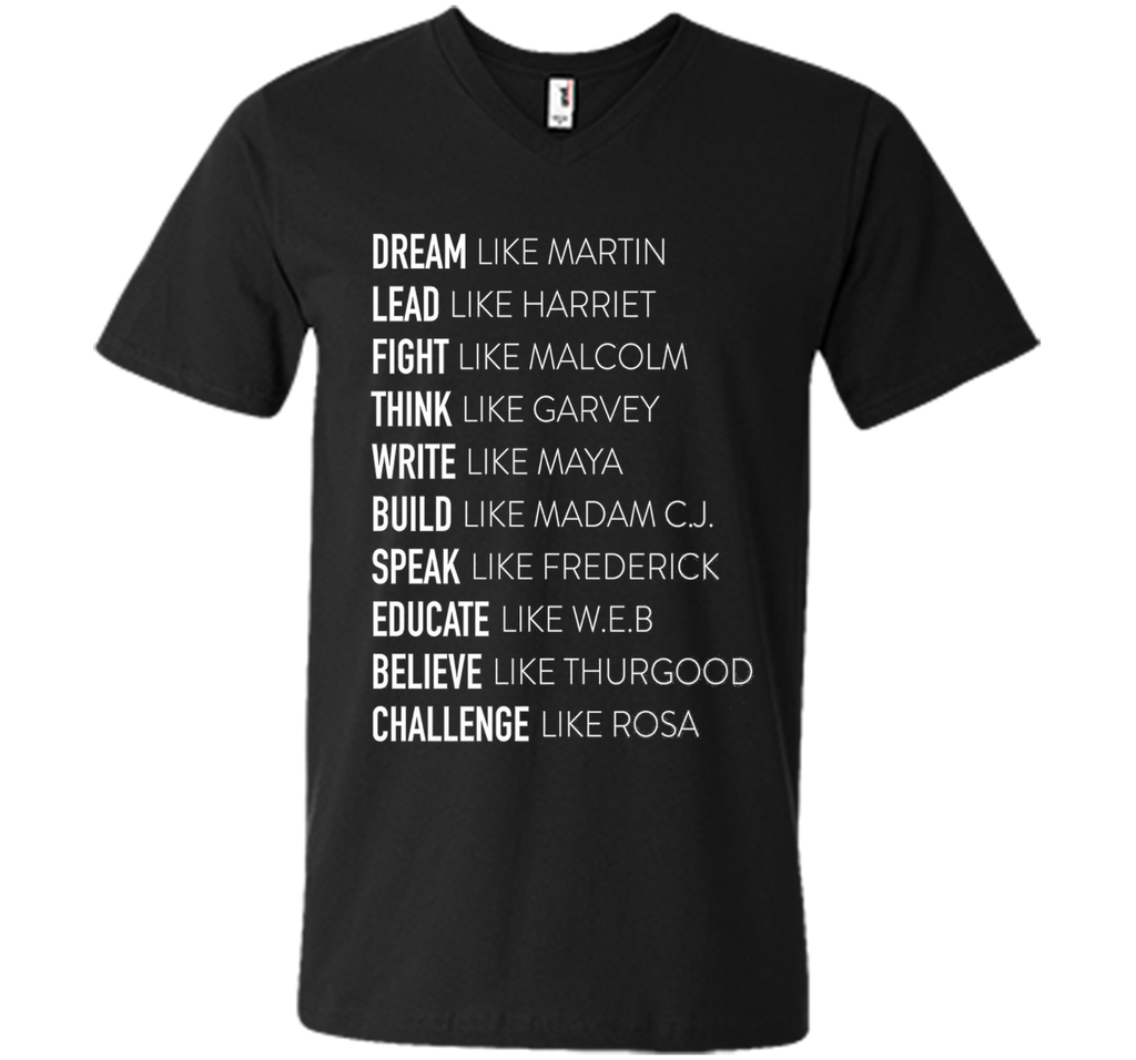 Dream Lead Fight Think Write Build Speak Educate T shirt