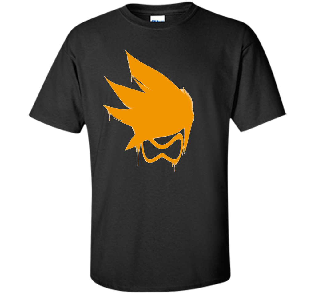 Overwatch Tracer Orange Spray Tee Shirt
