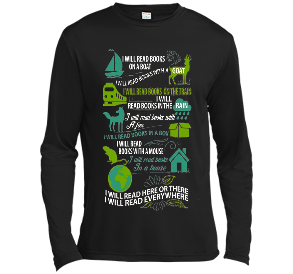 Read Books Shirt - I Will Read Books On A Boat, I Will ...