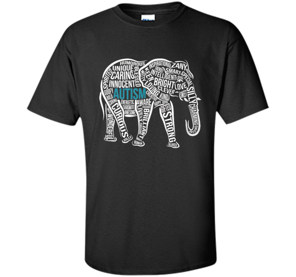 Autism Awareness Elephant T shirt
