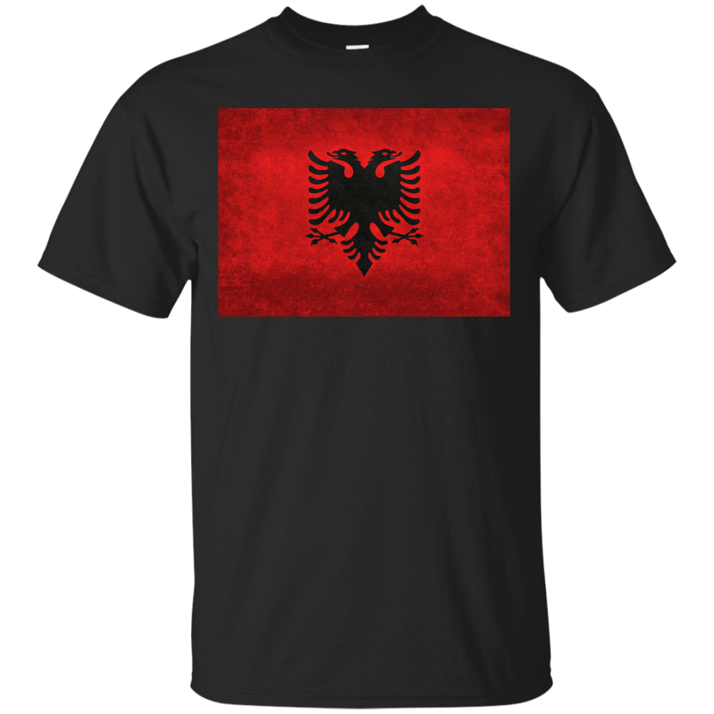 flag of albania - super grunge T-Shirt