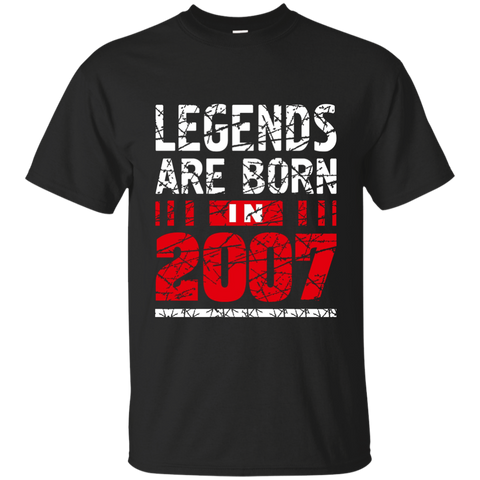 10 years old 10th Birthday B-day Gift Legends 2007 T Shirt G200 Gildan Ultra Cotton T-Shirt