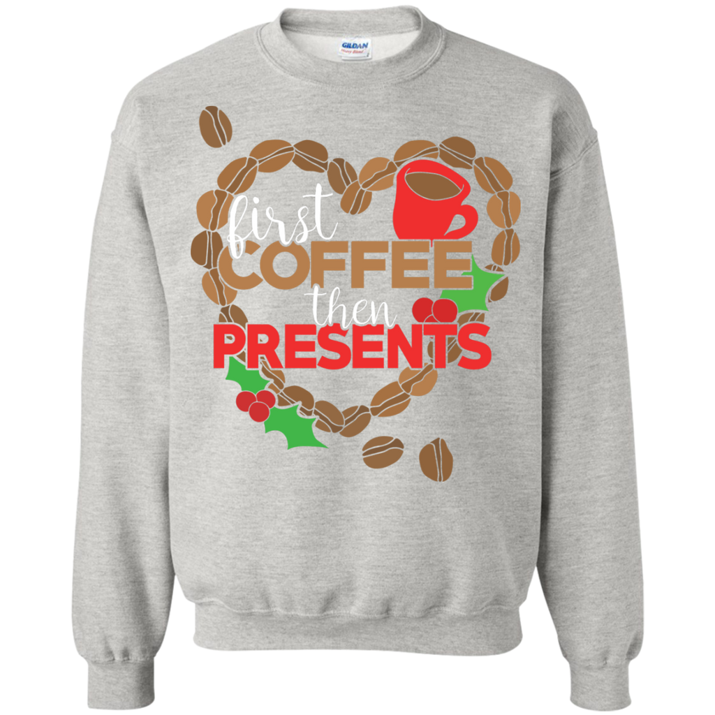 first coffee then presents  funny T-Shirt