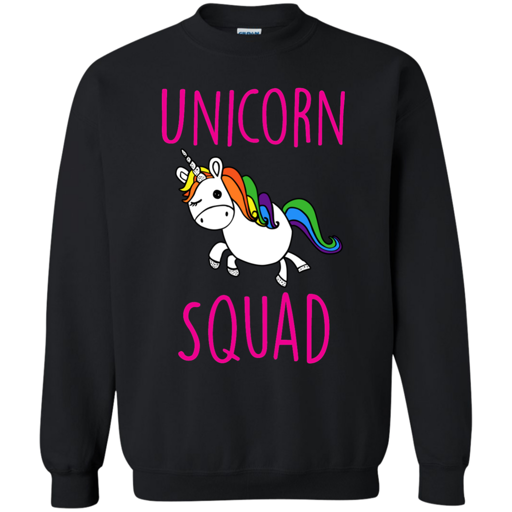 Unicorn Squad Cute Funny Unicorn Shirt G180 Gildan Crewneck Pullover Sweatshirt  8 oz.