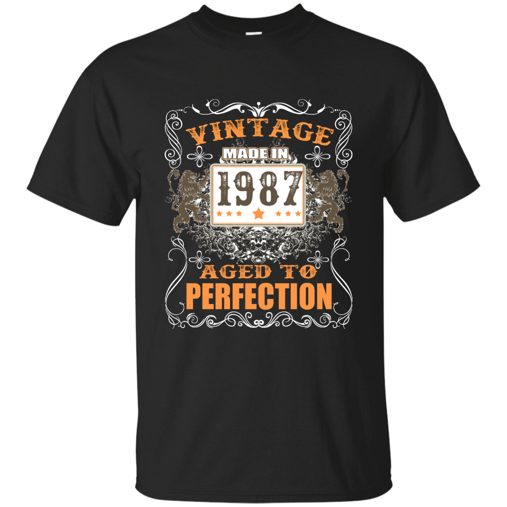 VINTAGE BORN IN 1987 T SHIRT 30 YEARS OLD BIRTHDAY G200 Gildan Ultra Cotton T-Shirt