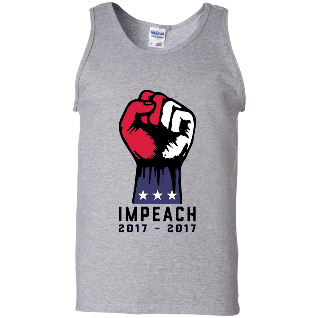 Resist Orange Lies And Get Ready For Impeachment Tshirt G220 Gildan 100% Cotton Tank Top