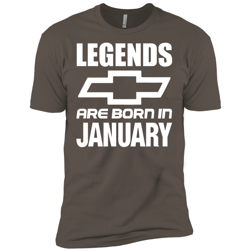 Legend Are Born In January Premium Edition Next Level Premium Short Sleeve Tee