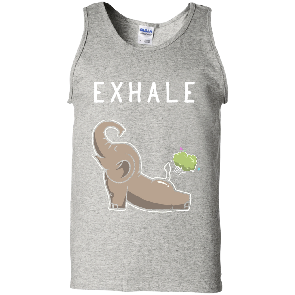 Elephant Exhale T-Shirt 100% Cotton Tank Top