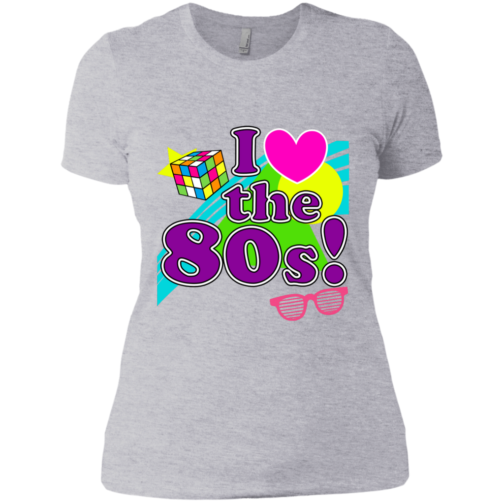 I Love The 80s Eighties Shirt Next Level Ladies' Boyfriend Tee