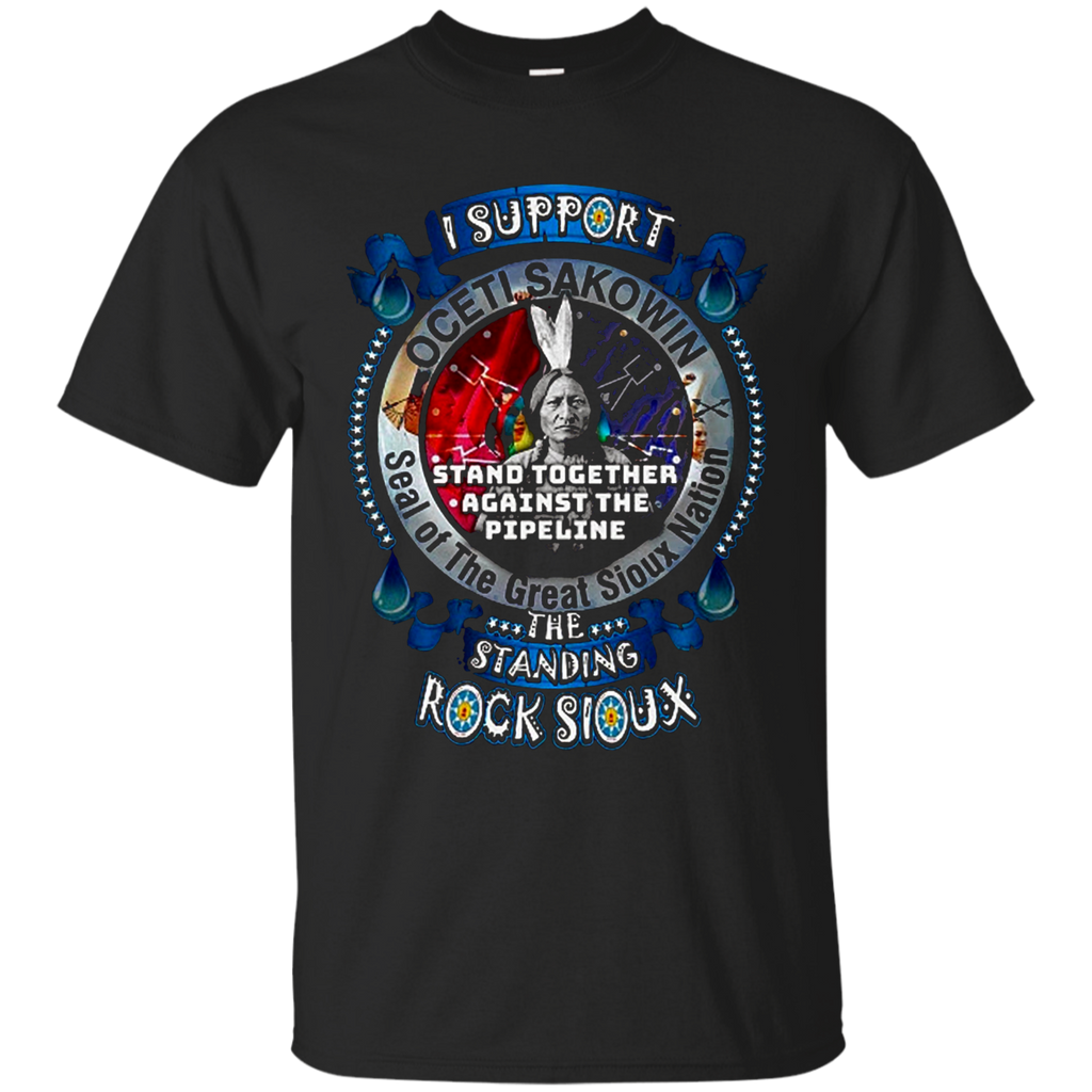 I Stand With Standing Rock Sioux tribe Custom Ultra Cotton T-Shirt