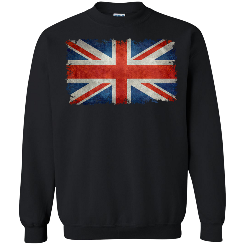 flag of uk the union jack in vintage retro style T-Shirt