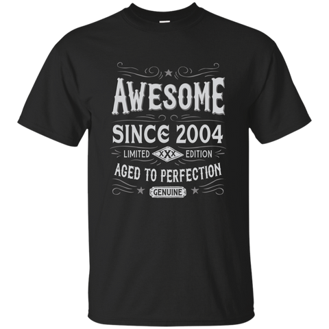 13th Birthday Gift T-Shirt Awesome Since 2004 G200 Gildan Ultra Cotton T-Shirt