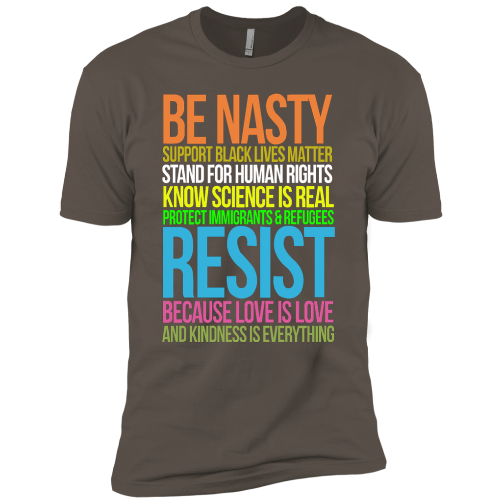 Love Is Love TShirt Black Lives Kindness Be Nasty Resist Next Level Premium Short Sleeve Tee
