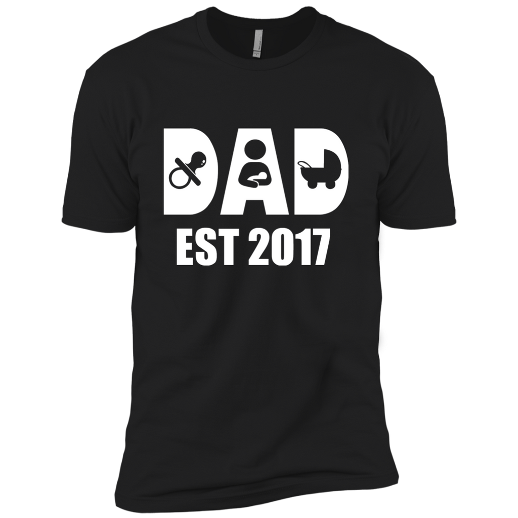 Happy First Time Dad Shirt - Best Gift Father's Day 2017 NL3600 Next Level Premium Short Sleeve T-Shirt