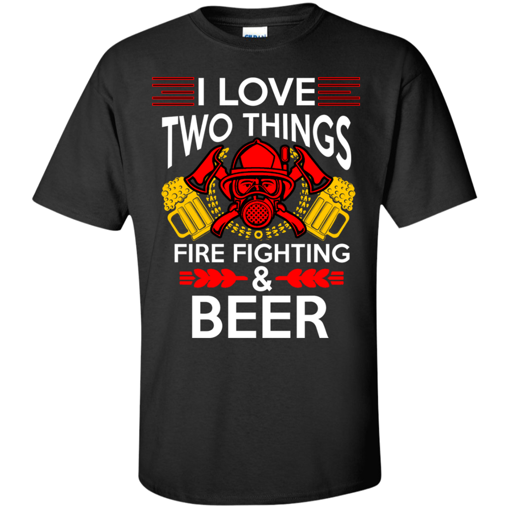 firefighter and beer T-Shirt
