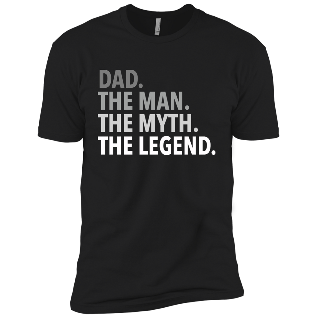 Men's Dad - The Man The Myth The Legend T Shirt Dad Father NL3600 Next Level Premium Short Sleeve T-Shirt