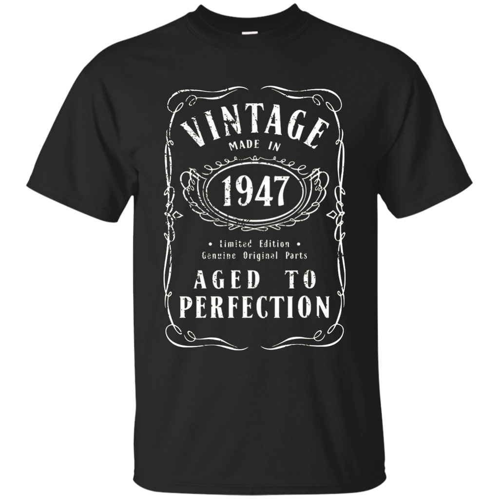 Vintage Made In 1947 Birthday Gift Idea T Shirt Custom Ultra Cotton T-Shirt