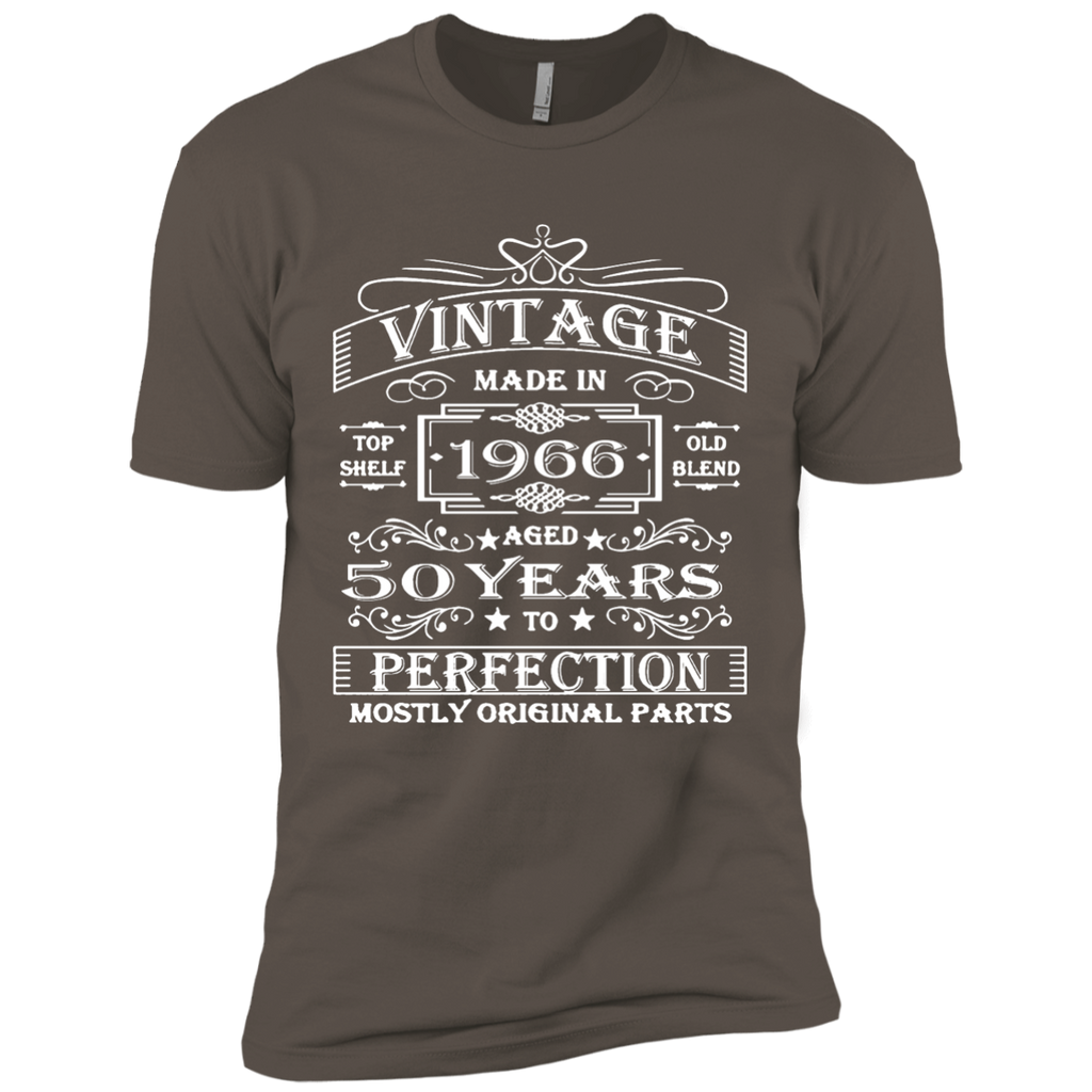 Vintage Age 50 Years 1966 Perfect 50th Birthday Gift Next Level Premium Short Sleeve Tee