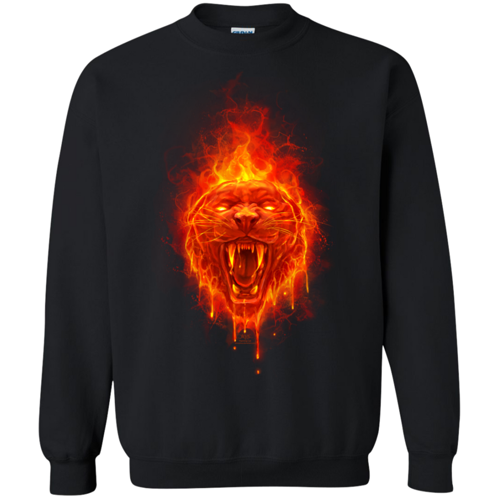 flaming cat sweatshirt T-Shirt