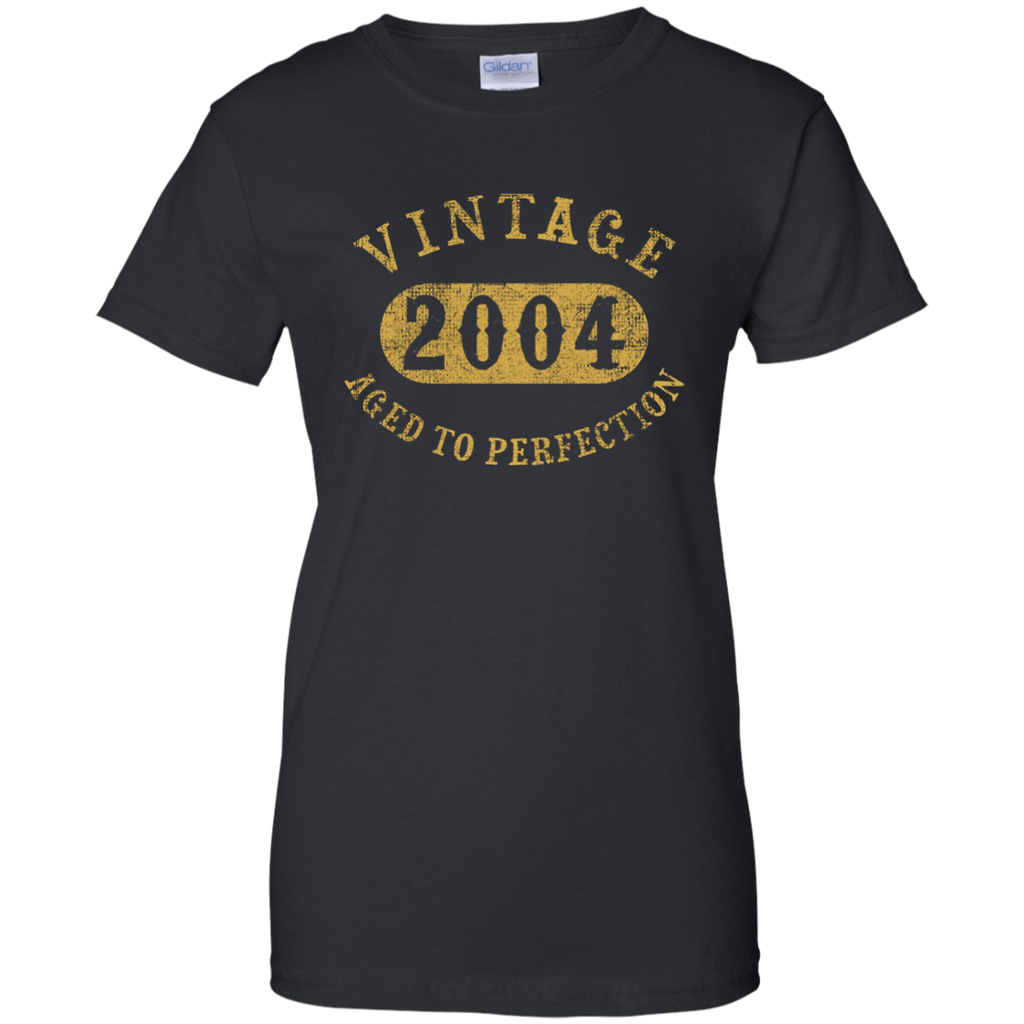 13 years old 13th Birthday B-day Gift Vintage 2004 T-Shirt G200L Gildan Ladies' 100% Cotton T-Shirt