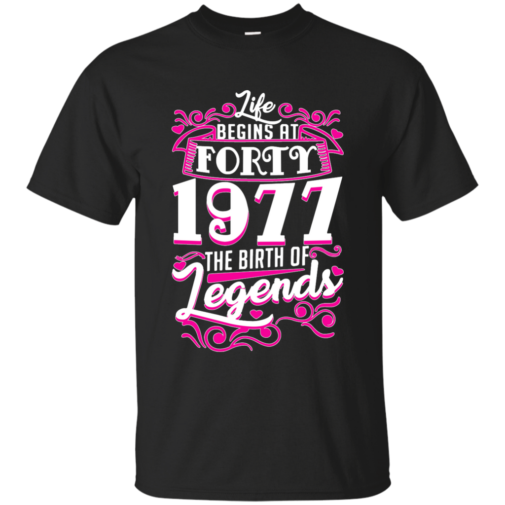 Happy 1977 My 40th Birthday Gift Ideas T shirt G200 Gildan Ultra Cotton T-Shirt