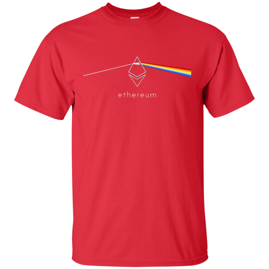 Ethereum - Prism Rainbow Light T-Shirt (have irish Gr) G200 Gildan Ultra Cotton T-Shirt