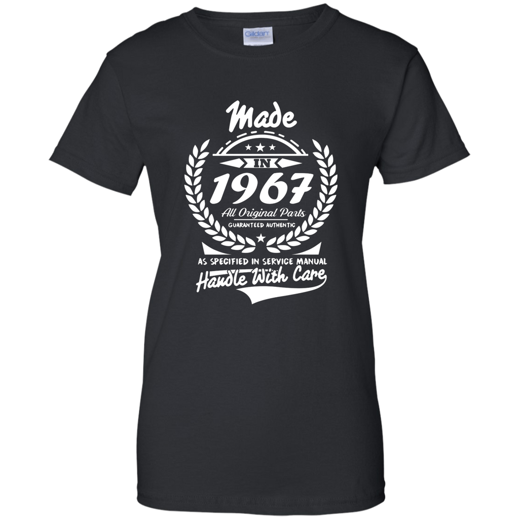 Made in 1967 tshirt 50th Birthday gift Tshirt G200L Gildan Ladies' 100% Cotton T-Shirt