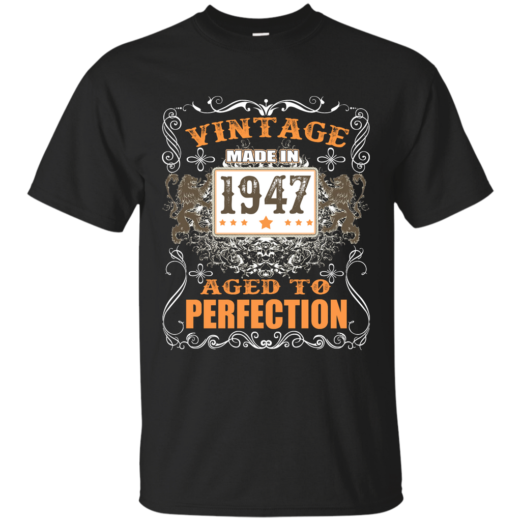 VINTAGE BORN IN 1947 T SHIRT 70 YEARS OLD BIRTHDAY G200 Gildan Ultra Cotton T-Shirt