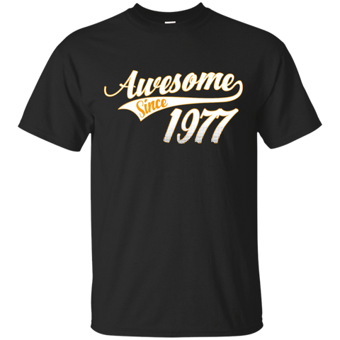 Awesome Since 1977, 39th Birthday Gift Custom Ultra Cotton T-Shirt