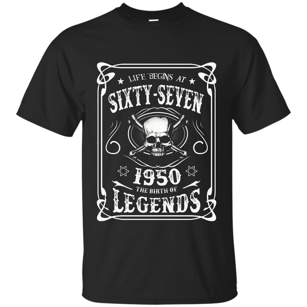 Life begins at 67 - 1950 - the birth of legends (v.2017) Custom Ultra Cotton T-Shirt