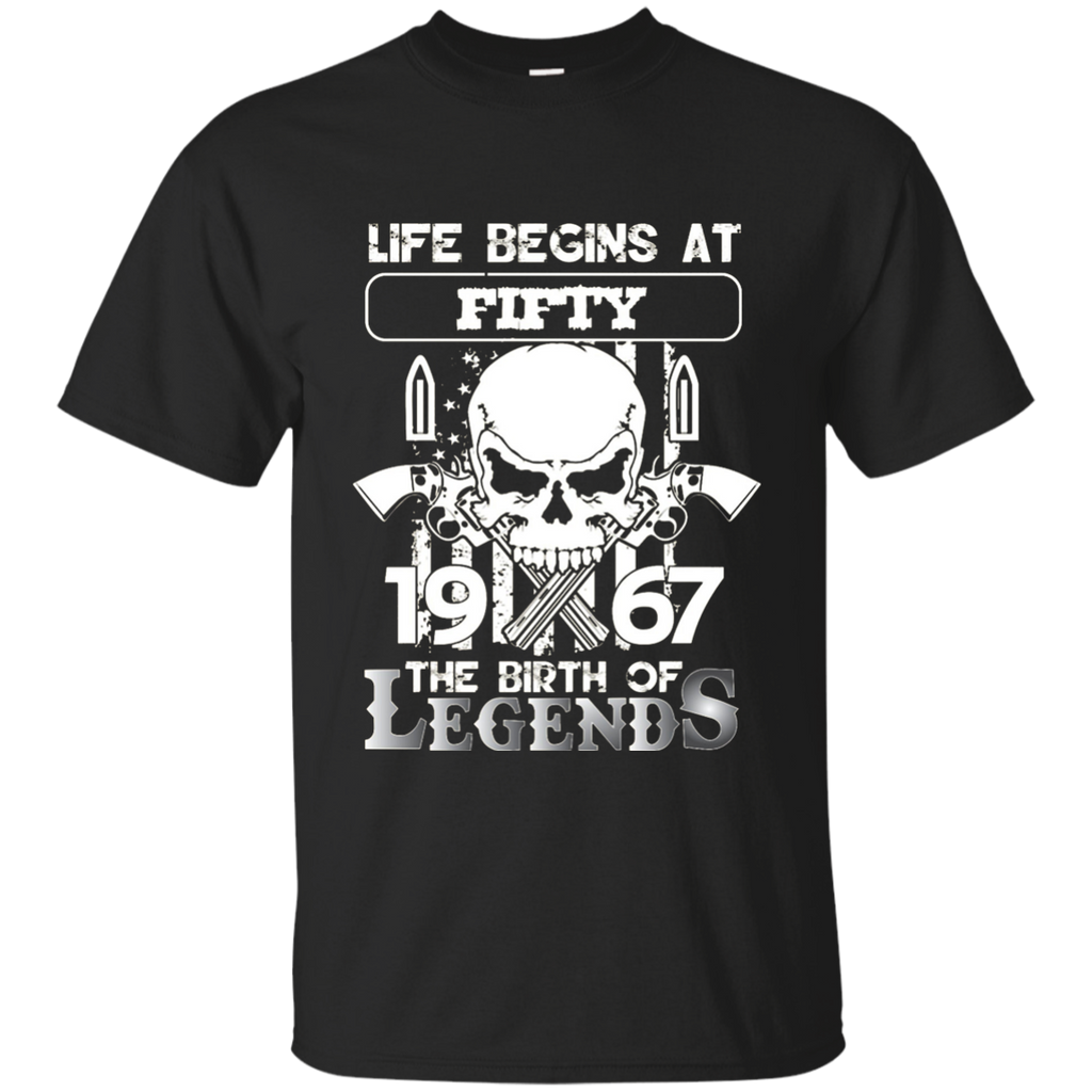 50th Birthday Gifts 1967 The Birth Of Legends Custom Ultra Cotton T-Shirt